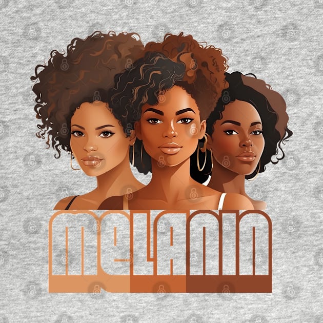 Melanin Beautiful Shades Afrocentric by Merchweaver